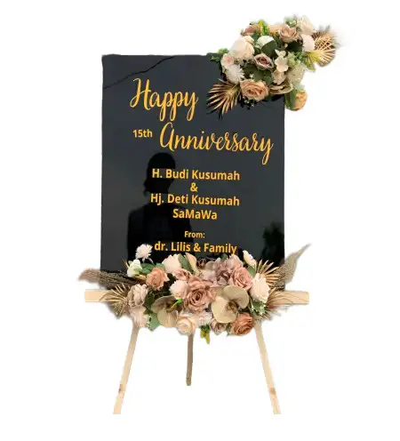 Papan Bunga Akrilik Buring