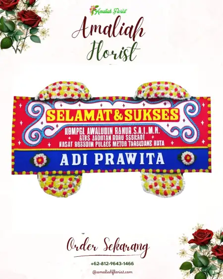 Papan Bunga Ucapan Selamat Buring
